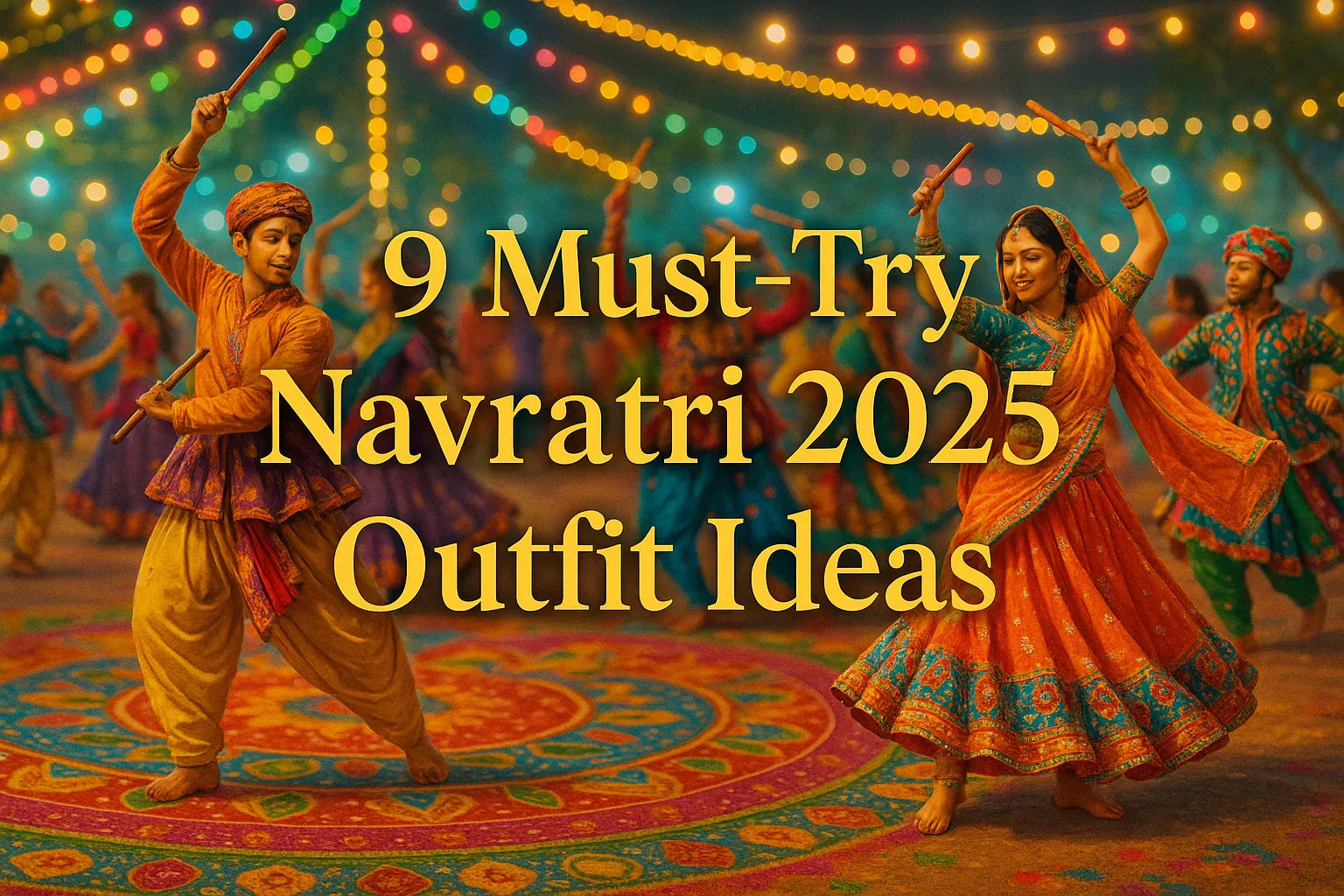 9 Must-Try Navratri 2025 Outfit Ideas, DIY Color Guide