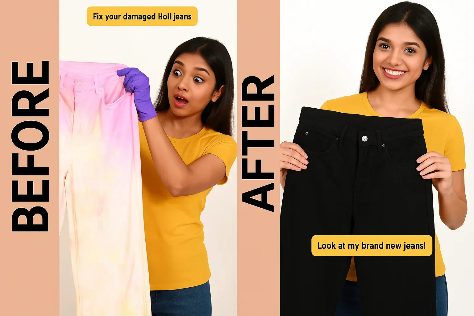 Revamp Holi Clothes with Kadam Pakka Rang | DIY Tips