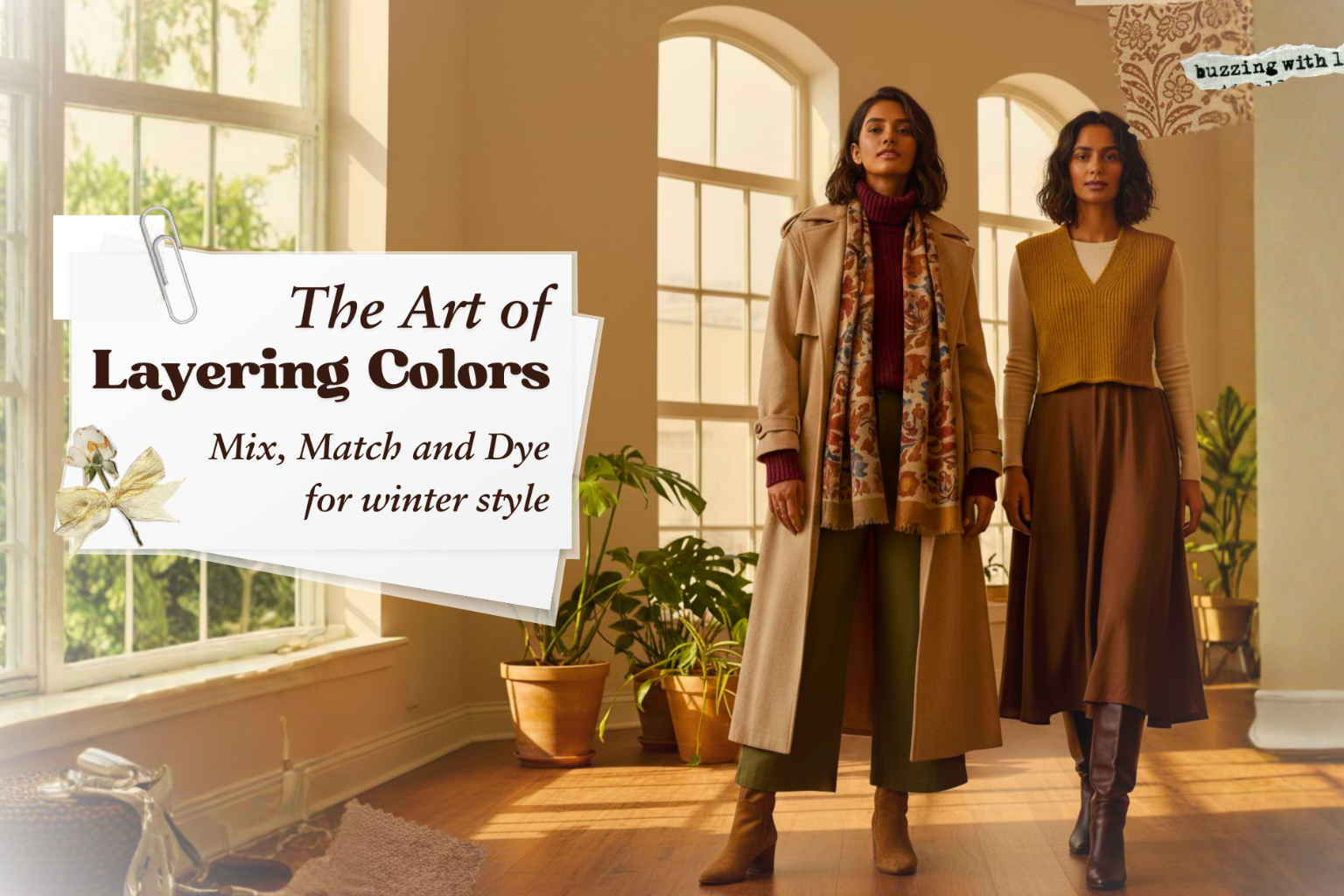 The Art of Layering Colors: Mix, Match & Dye for Winter Style