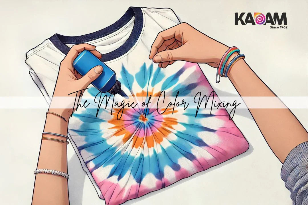 The Magic of Color Mixing: Create Unique Tie-Dye Shades with Kadam’s Exclusive Kits!
