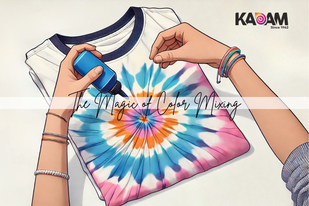 The Magic of Color Mixing: Create Unique Tie-Dye Shades with Kadam’s Exclusive Kits!