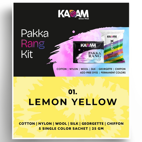 Kadam Pakka Rang Kit- Butter Yellow