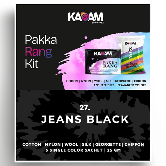 Kadam Pakka Rang Kit- Jeans Black