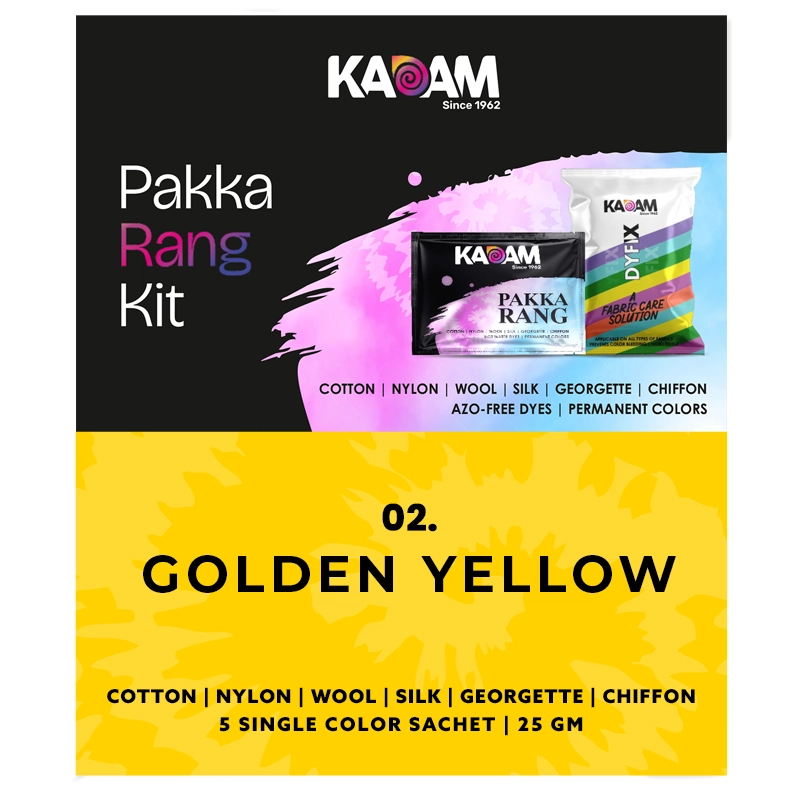 Kadam Pakka Rang Kit- Butter Yellow