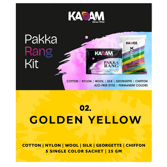 Kadam Pakka Rang Kit- Butter Yellow