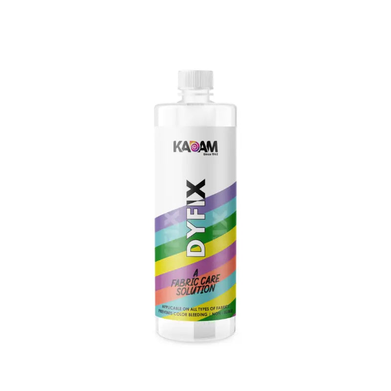 Kadam Color's DyFix Bottle of 1.1 KG DyFix is color fixer solution to stop color bleeding.