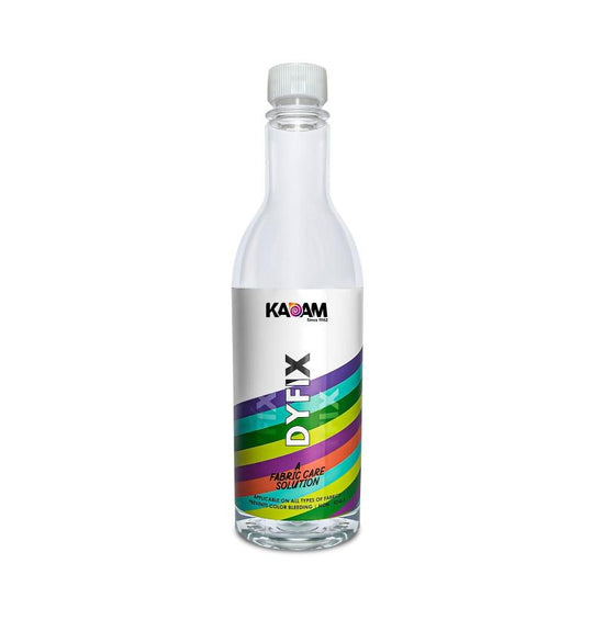 Using Kadam DyFix to preserve fabric vibrancy and prevent fading during washing.
