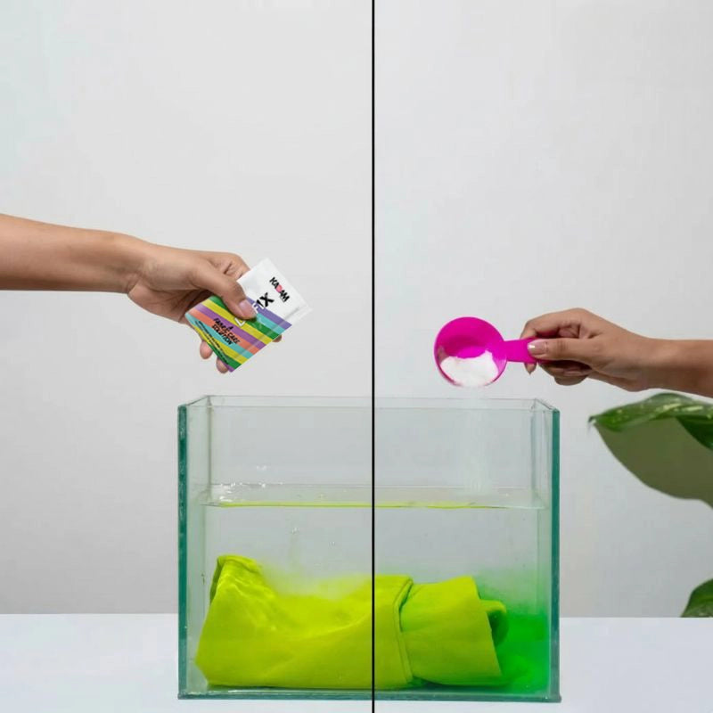 Kadam DyFix prevent scolor bleeding in new and dyed clothes.