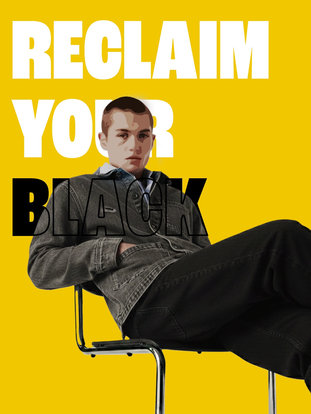 Kadam Pakka Rang Black dye for restoring faded black denim.