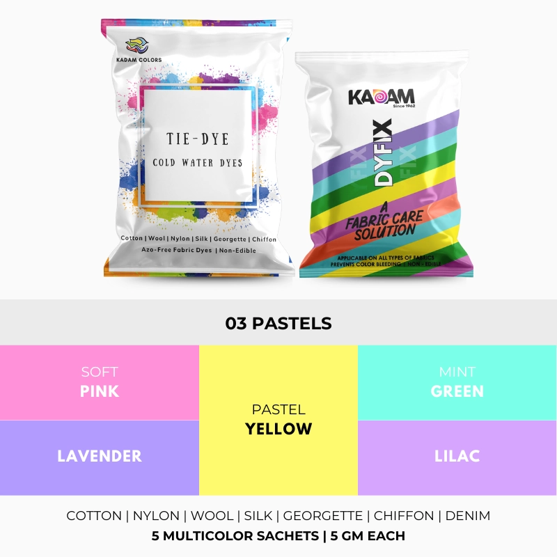Pastels Multicolor Combo - KadamColors