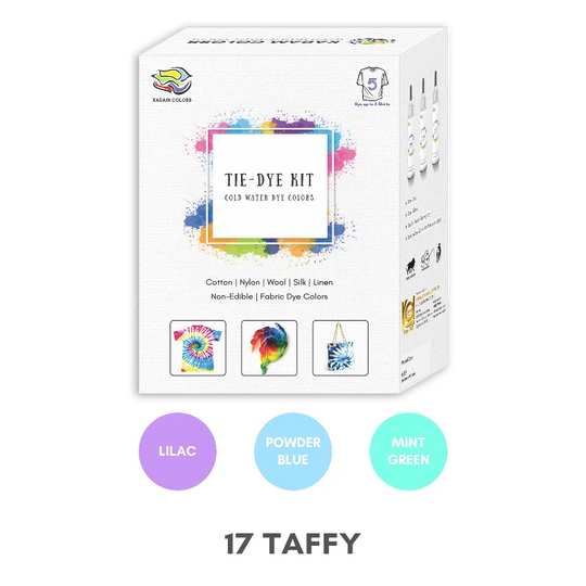 DIY Tie-Dye Kit with pre-filled dye bottles – create unique and personalized fabric patterns.
